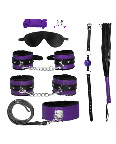 Bondage 7 Piezas Purple & Black