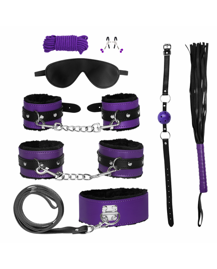 Bondage 7 Piezas Purple & Black