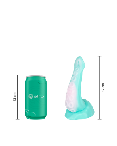 Dildo Kraken Rosa Celeste Pequeño