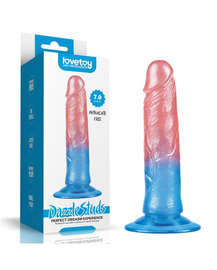 Dildo Realistic 7'' Dazzle Studs Dildo Realistic 7'' Dazzle Studs
