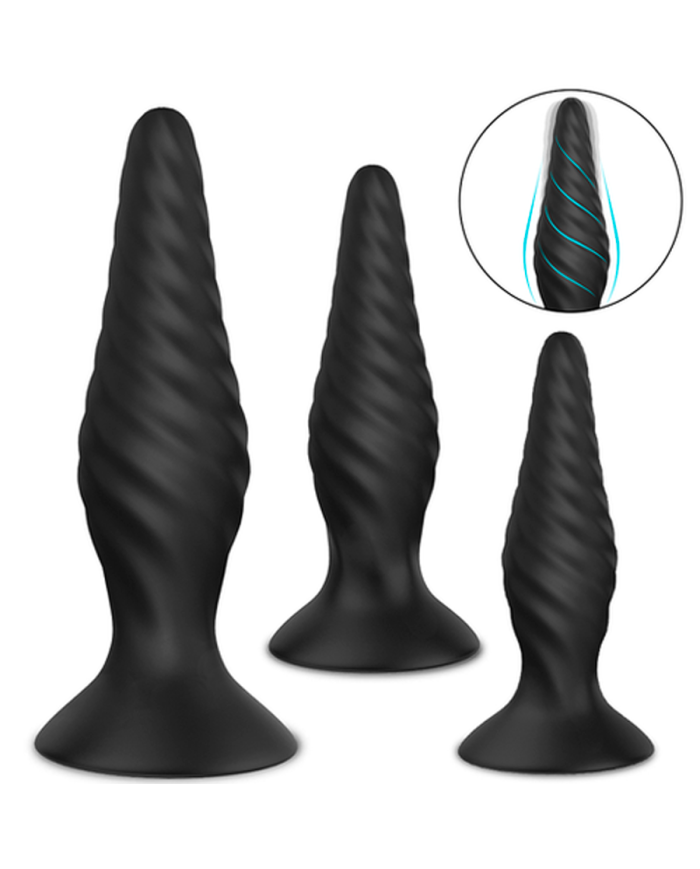 Kit Plugs Anales Vibración Creams Kit Plugs Anales Vibración Creams