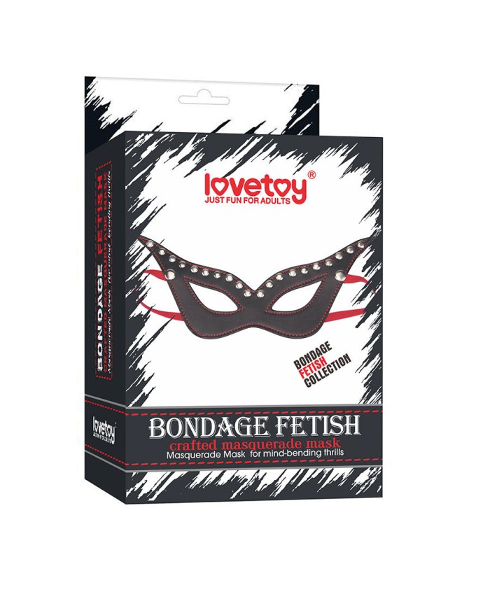 Máscara Fetish Bondage Masquerade