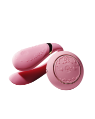 Vibrador de Lujo Fanfan Set Rouge Pink Controlado por APP Bluetooth by ZALO