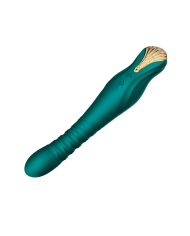 Vibrador de Lujo King Turquoise Green Controlado por APP Bluetooth by ZALO