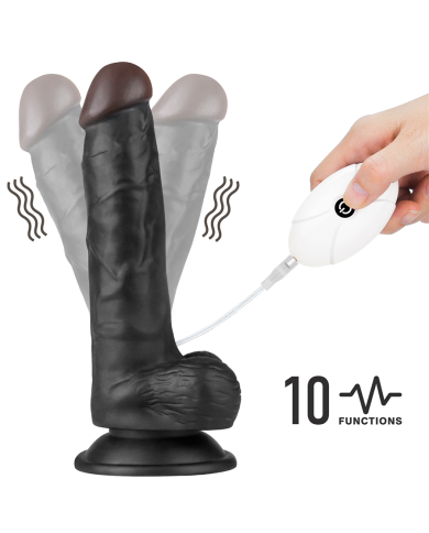 Arnés con Vibración Easy Strapon Set 7.5'' Black