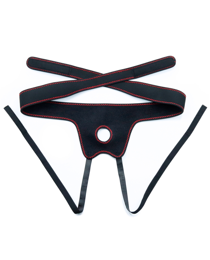 Arnés con Vibración Easy Strapon Set 7.5'' Black