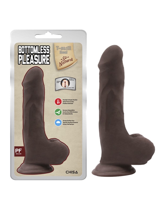 Dildo Bottomless Pleasure Brown Dildo Bottomless Pleasure Brown