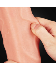 Dildo Silicones 12" Dual Layered Platinum Cock