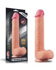 Dildo Silicones 12" Dual Layered Platinum Cock