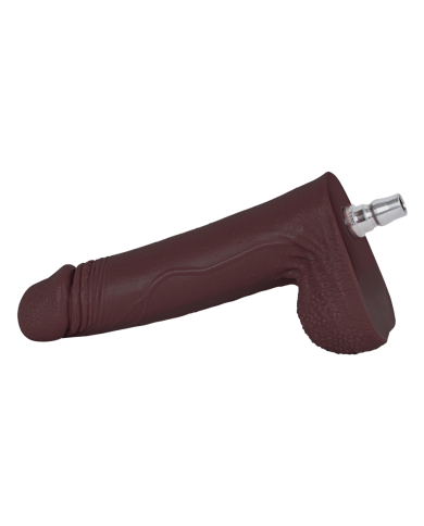 Dildo Uriel Chocolate Nude Compatible Con Lovense Machine