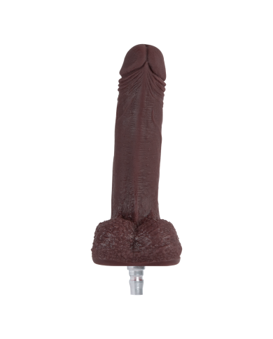 Dildo Uriel Chocolate Nude Compatible Con Lovense Machine
