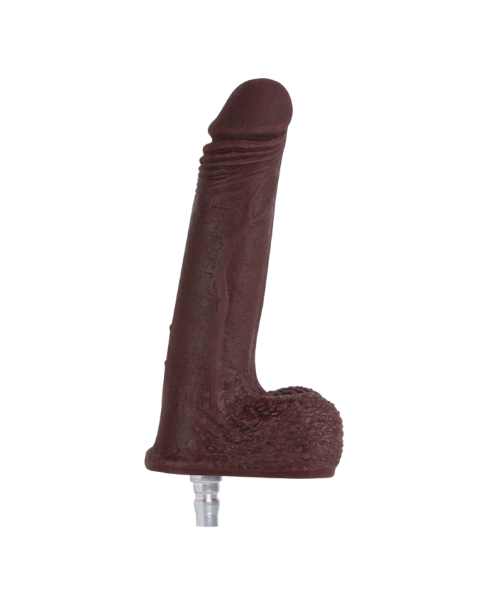 Dildo Uriel Chocolate Nude Compatible Con Lovense Machine