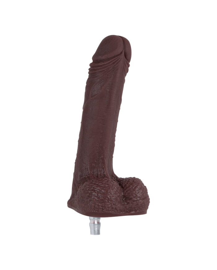 Dildo Uriel Chocolate Nude Compatible Con Lovense Machine