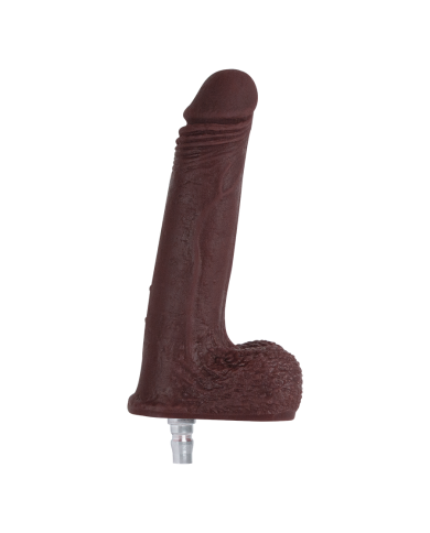 Dildo Uriel Chocolate Nude Compatible Con Lovense Machine