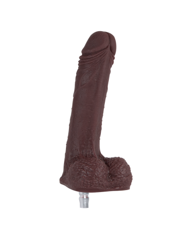 Dildo Uriel Chocolate Nude Compatible Con Lovense Machine