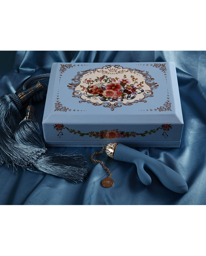 Vibrador de Lujo Rosalie Royal Blue Controlado Por APP Bluetooth by ZALO