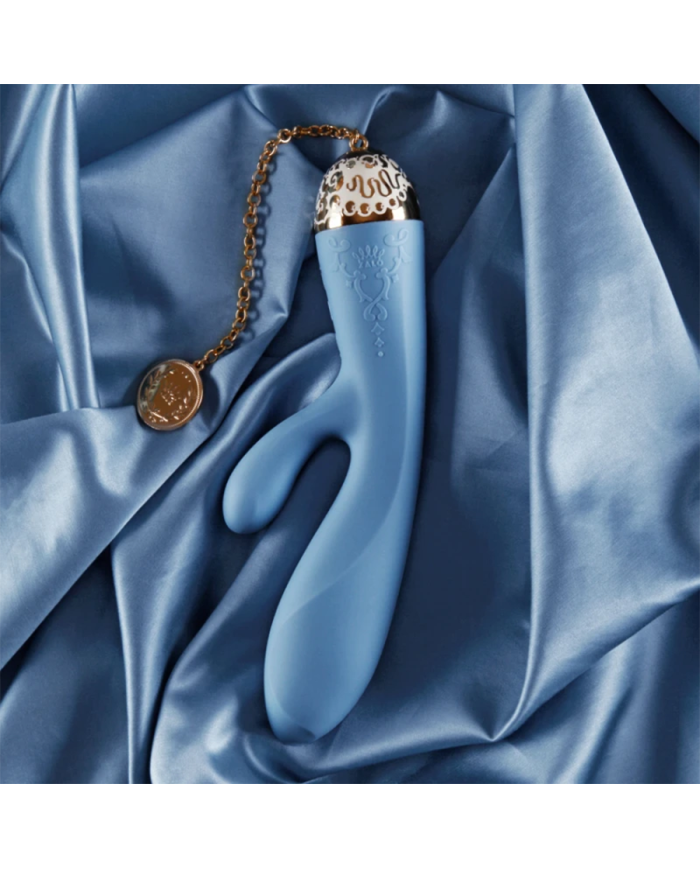 Vibrador de Lujo Rosalie Royal Blue Controlado Por APP Bluetooth by ZALO