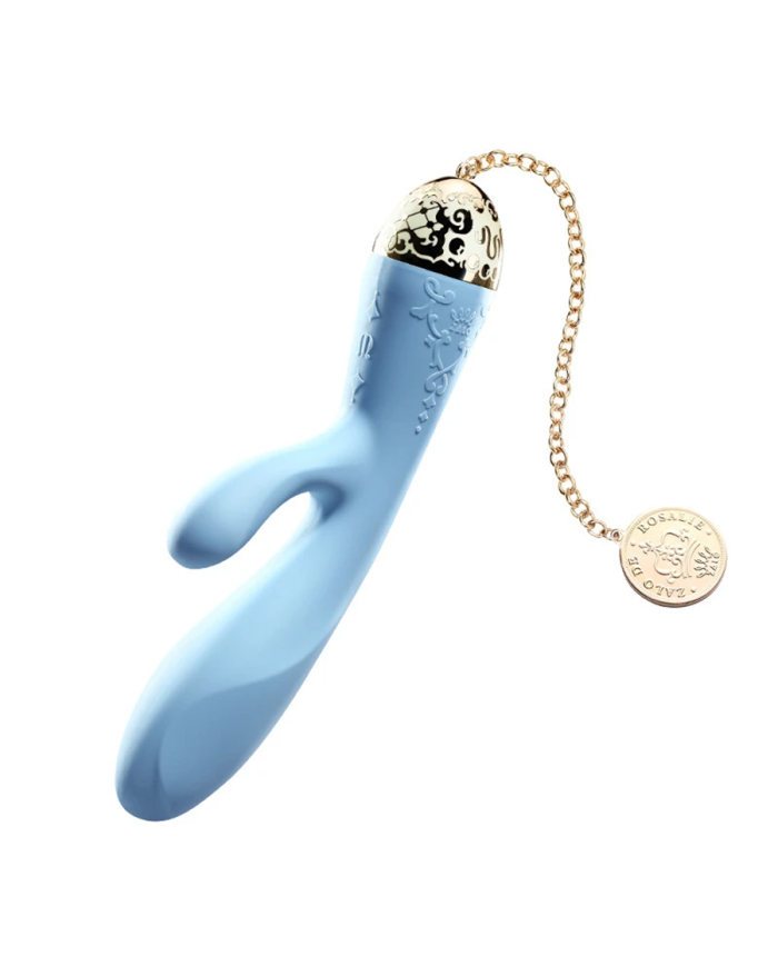 Vibrador de Lujo Rosalie Royal Blue Controlado Por APP Bluetooth by ZALO