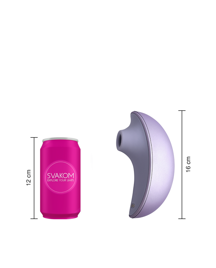 Estimulador Clitorial Pulse Galaxie Lila Metálico Controlado por APP Global By Svakom