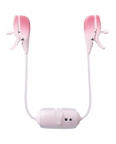 Pinzas para Pezones Vibradoras Gemini Controladas por APP Global By Lovense