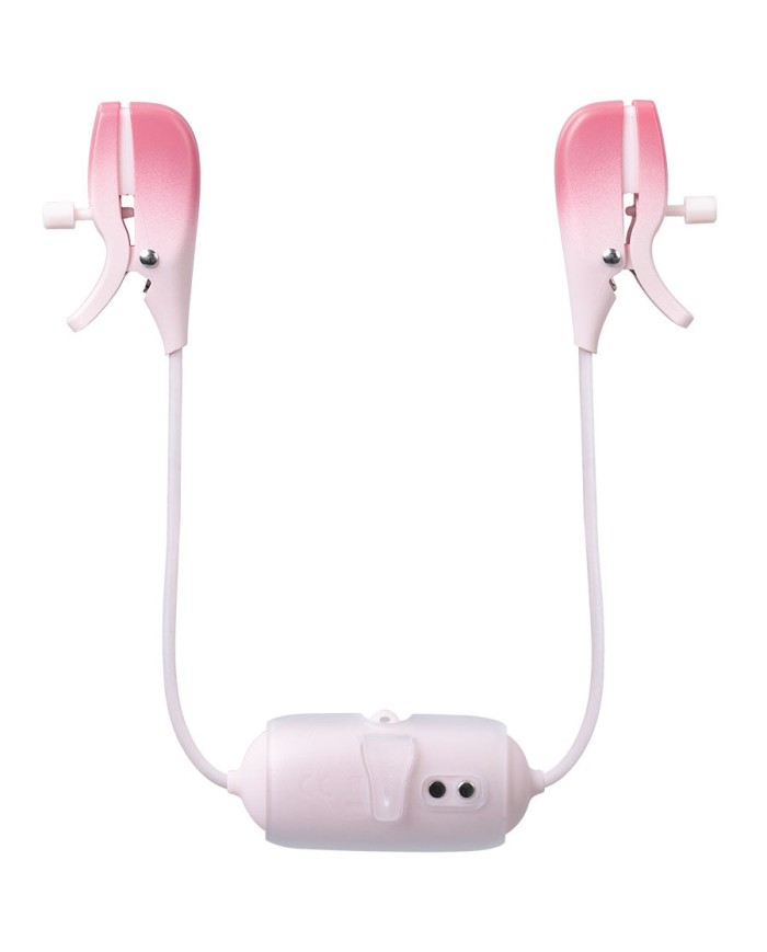 Pinzas para Pezones Vibradoras Gemini Controladas por APP Global By Lovense