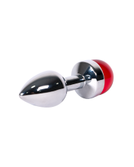 Plug Anal Ball Gema Roja