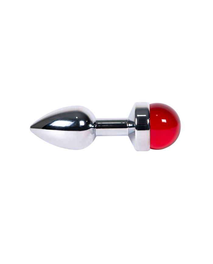 Plug Anal Ball Gema Roja