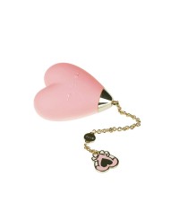 Vibrador de Lujo Baby Heart Strawberry Pink Controlado por APP Bluetooth by ZALO