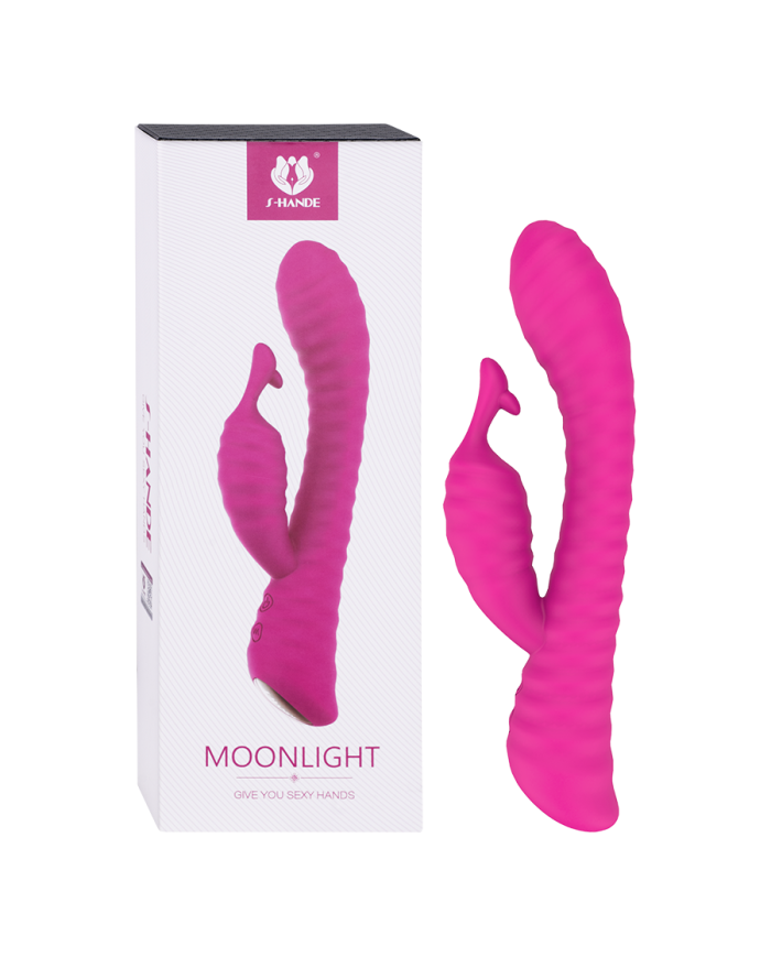 Vibrador Doble Estimulación Moonlight Pink Vibrador Doble Estimulación Moonlight Pink