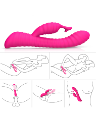 Vibrador Doble Estimulación Moonlight Pink Vibrador Doble Estimulación Moonlight Pink