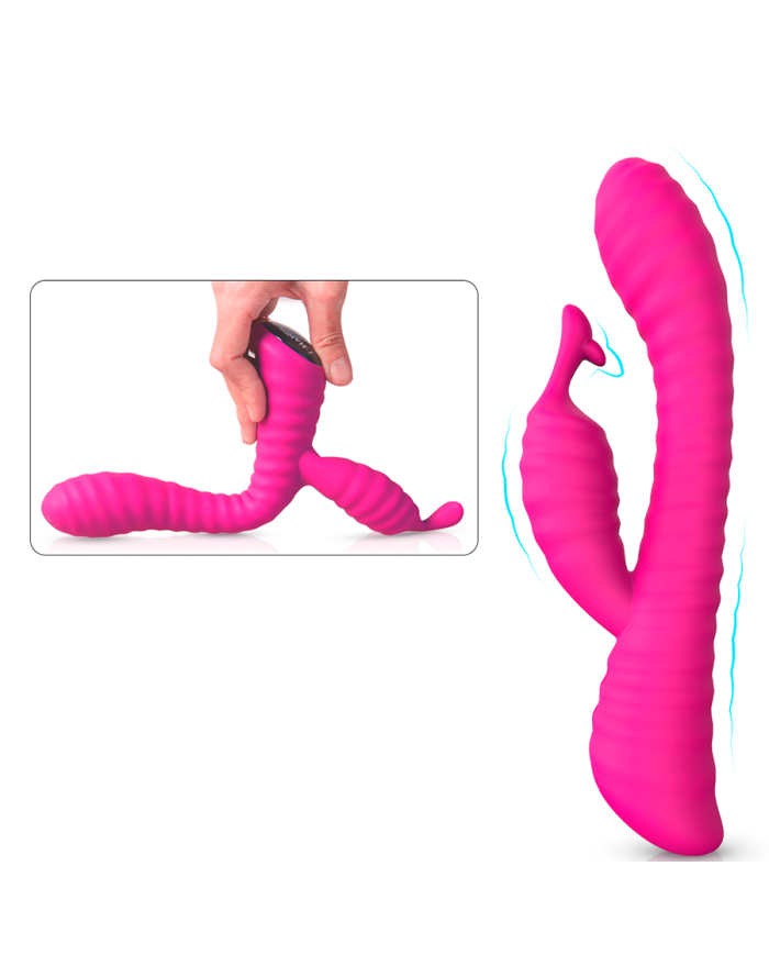Vibrador Doble Estimulación Moonlight Pink Vibrador Doble Estimulación Moonlight Pink