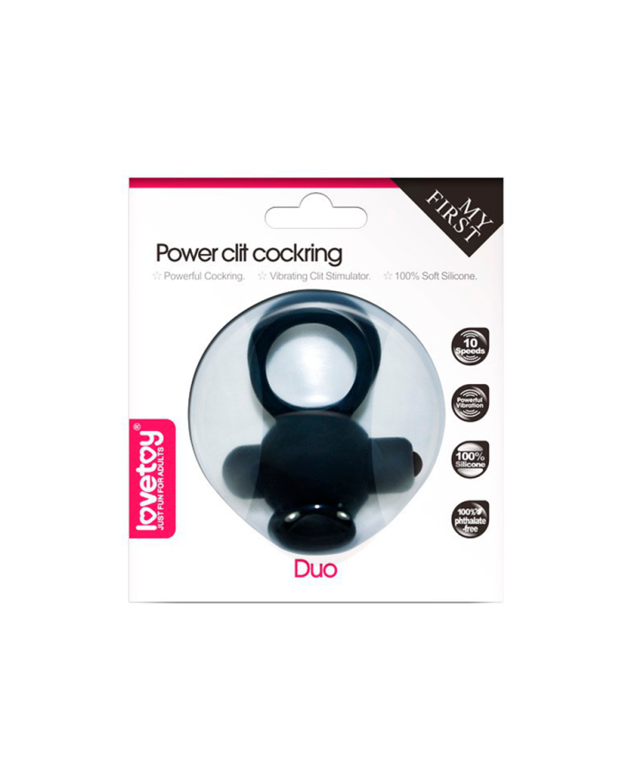 Anillo Power Clit Duo Silicone