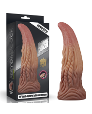 Dildo 10" Dual Layered Tongue