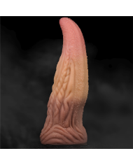 Dildo 10" Dual Layered Tongue