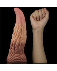 Dildo 10" Dual Layered Tongue
