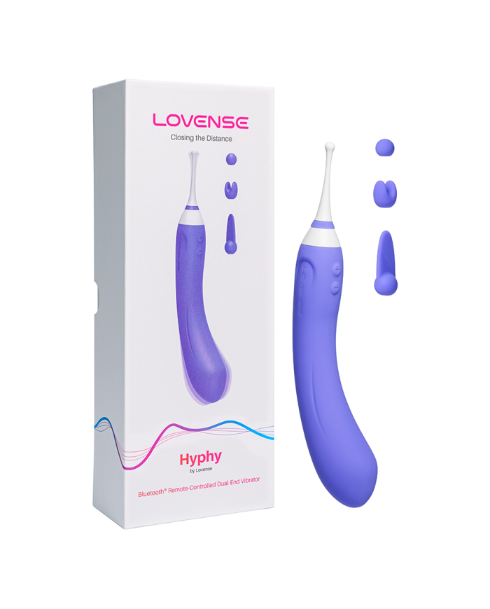 Vibrador Clitorial y Punto G Hyphy Controlado por APP Global By Lovense