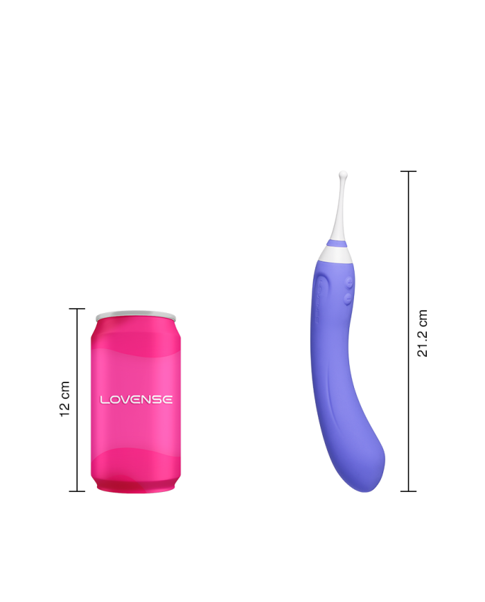 Vibrador Clitorial y Punto G Hyphy Controlado por APP Global By Lovense