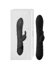 Vibrador de Doble Estimullacion Twister Black by Adrien Lastic Vibrador de Doble Estimullacion Twister Black by Adrien Lastic