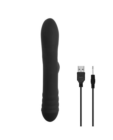 Vibrador de Doble Estimullacion Twister Black by Adrien Lastic