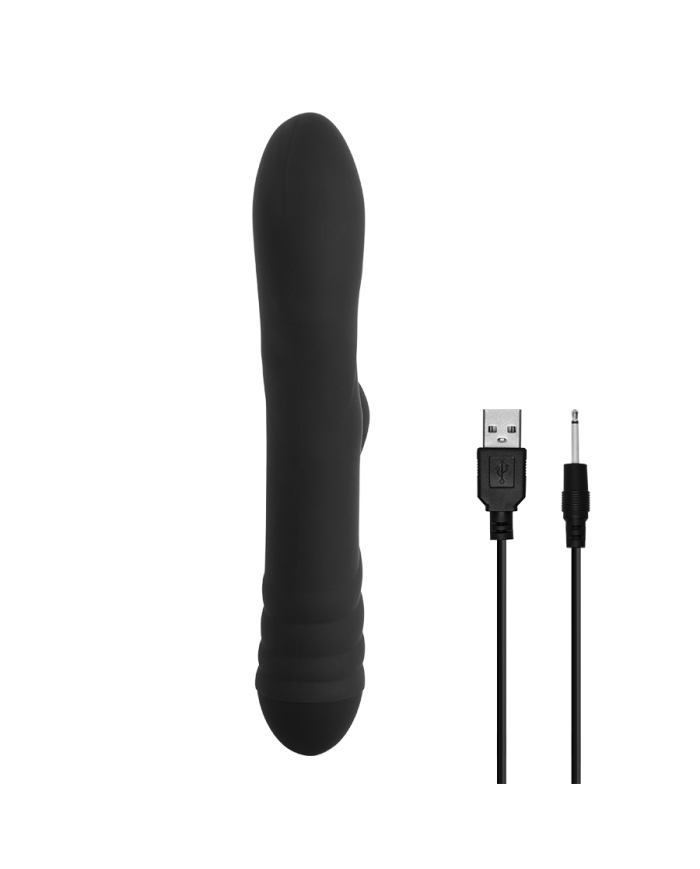 Vibrador de Doble Estimullacion Twister Black by Adrien Lastic Vibrador de Doble Estimullacion Twister Black by Adrien Lastic