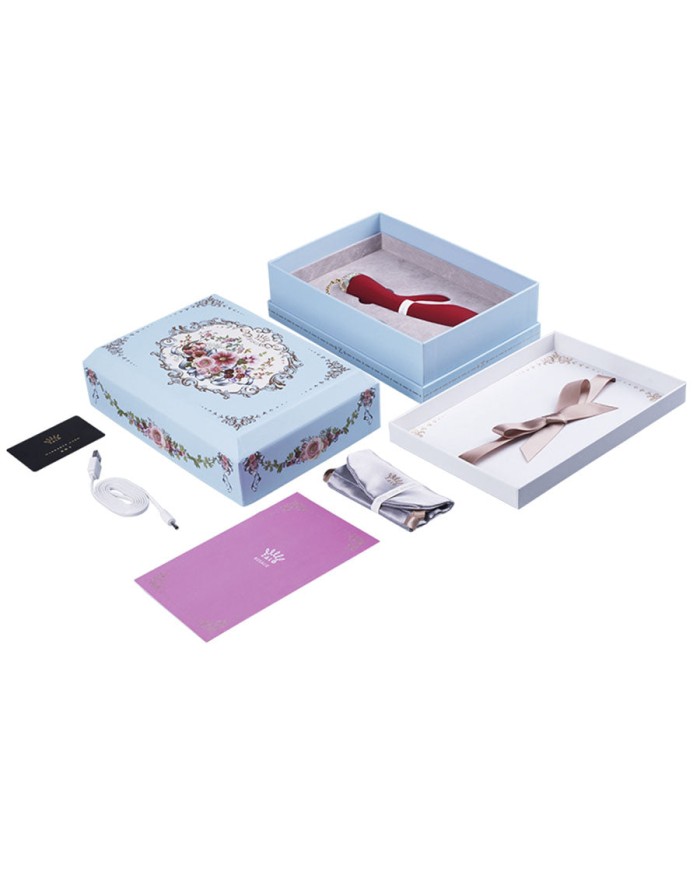 Vibrador de Lujo Rosalie Bright Red Controlado por APP Bluetooth by ZALO