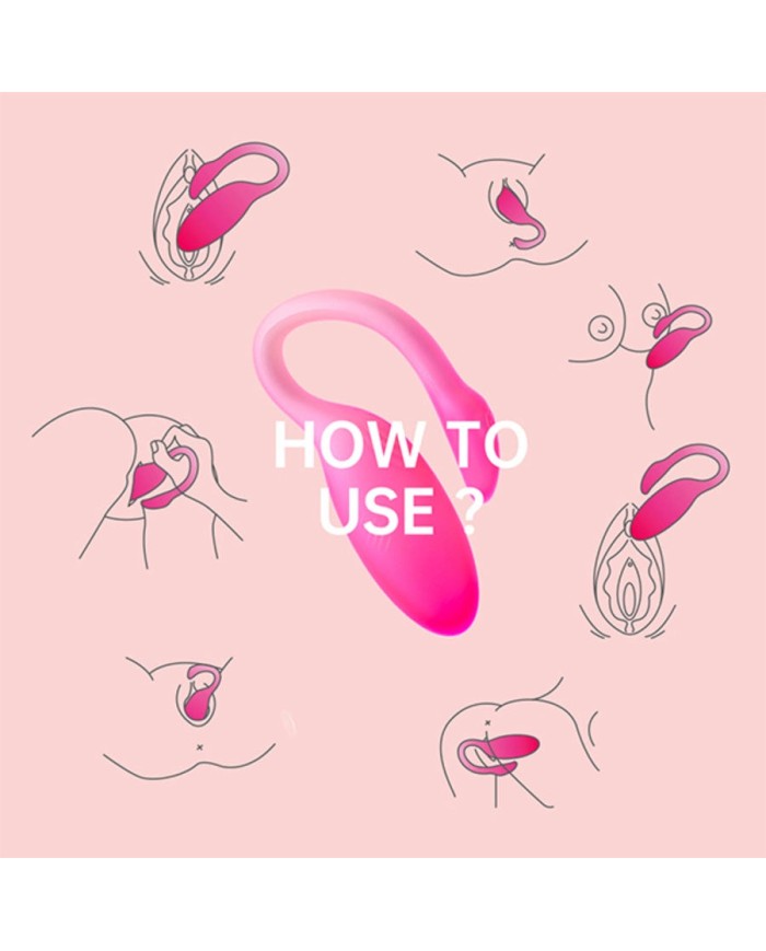 Vibrador Magic Flamingo Max Pink Controlado por APP Vibrador Magic Flamingo Max Pink Controlado por APP