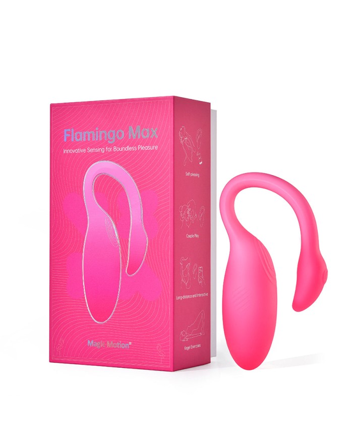 Vibrador Magic Flamingo Max Pink Controlado por APP Vibrador Magic Flamingo Max Pink Controlado por APP