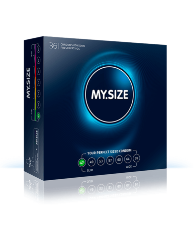 Condón Mysize 47 milímetros x 3 Unidades