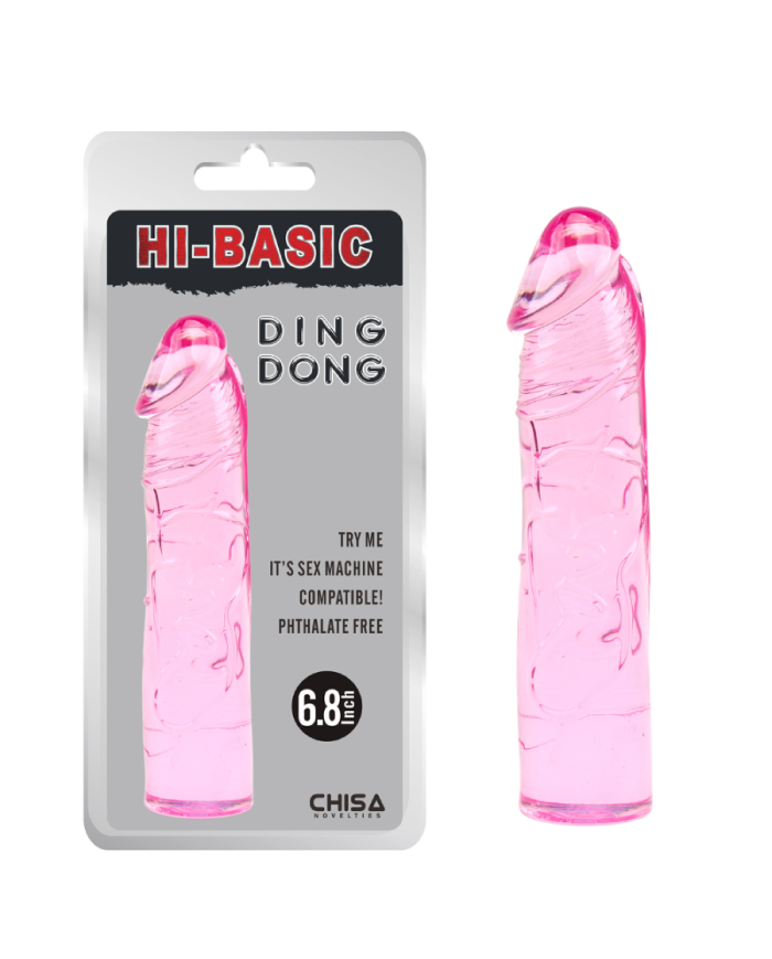 Dildo Ding Dong 6.8'' Pink