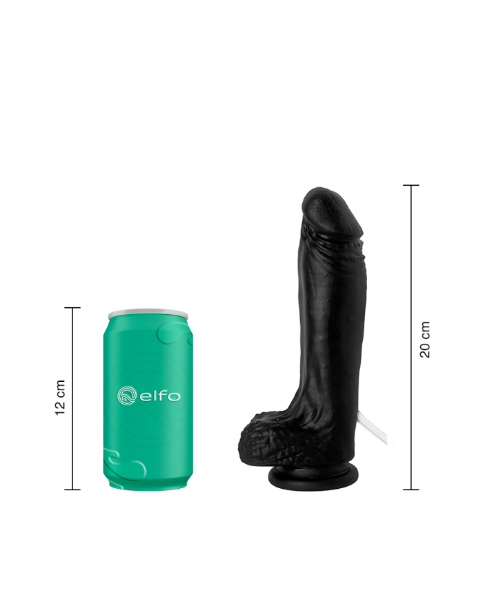 Dildo Rafael Black Eyaculador Dildo Rafael Black Eyaculador