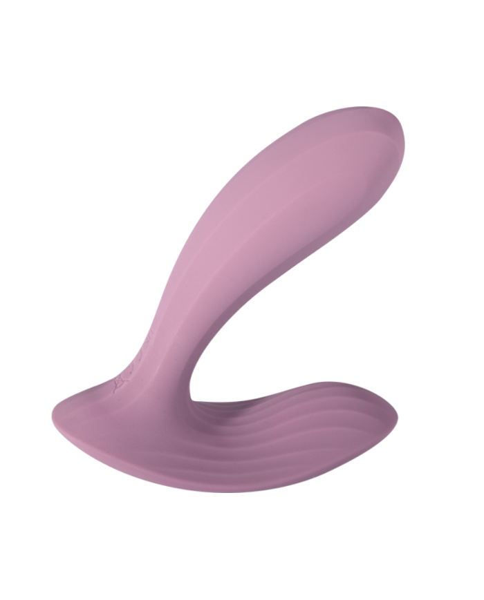 Estimulador Clitorial y de Punto G Erica Rosa Romántica Controlado por APP Global by Svakom