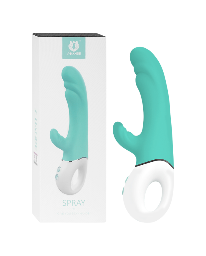 Vibrador Doble Estimulación Spray Vibrador Doble Estimulación Spray