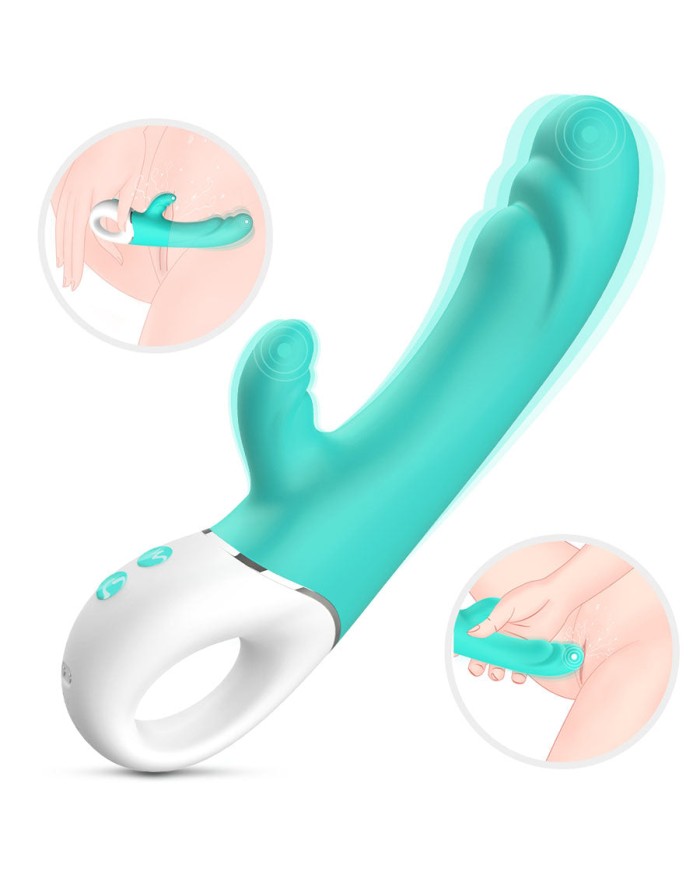 Vibrador Doble Estimulación Spray Vibrador Doble Estimulación Spray