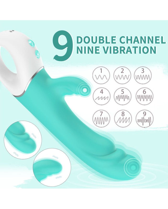 Vibrador Doble Estimulación Spray Vibrador Doble Estimulación Spray